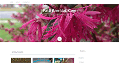 Desktop Screenshot of pattiann.com